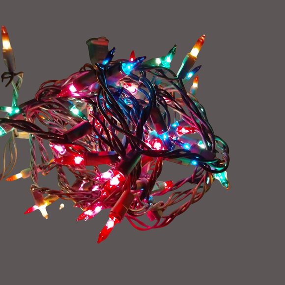 22 Ft  Multicolor Mini String Lights Plug Indoor Outdoor Patio Beach Christmas - Picture 2 of 9